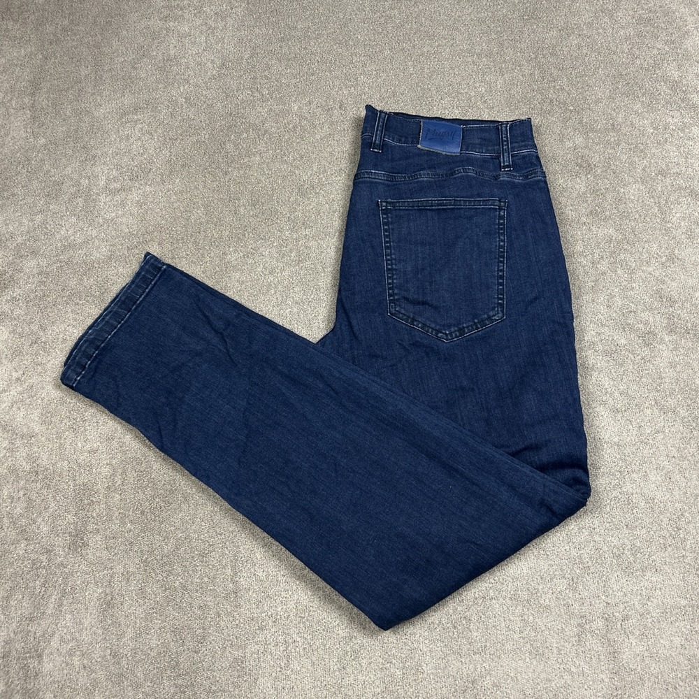 Mugsy Studio Blues Jeans Dark Wash Slim Straight FLX3NSB Men's 34x32